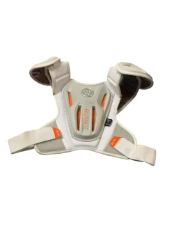 Used Warrior BURN RIB PADS Lacrosse Rib Pads White SM