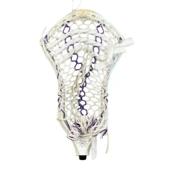 Used Warrior EVO 5 STRUNG HEAD Mens Lacrosse Head White