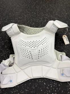 Used Warrior EVO LINER Lacrosse Shoulder Pads White LG