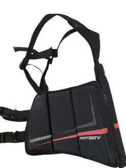 Used Warrior Fatboy Lacrosse Rib Pads Black Size Small