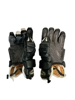 Used Warrior HYPNO Lacrosse Gloves Mens Black MD