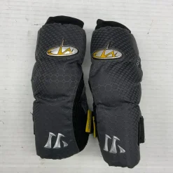 Used Warrior Lacrosse Arm Pads/Guards Black SM