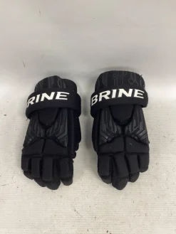 Used Warrior LAX GLOVES Lacrosse Gloves Junior Black SM