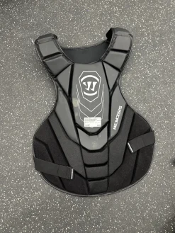 Used Warrior NEMESIS LAX Goalie Chest M Black MD