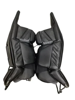 Used Warrior RITUAL G5 Goalie Leg Pads Senior Black 30"