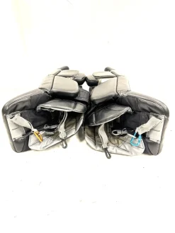 Used Warrior RITUAL G4 Goalie Leg Pads Junior Black 28"