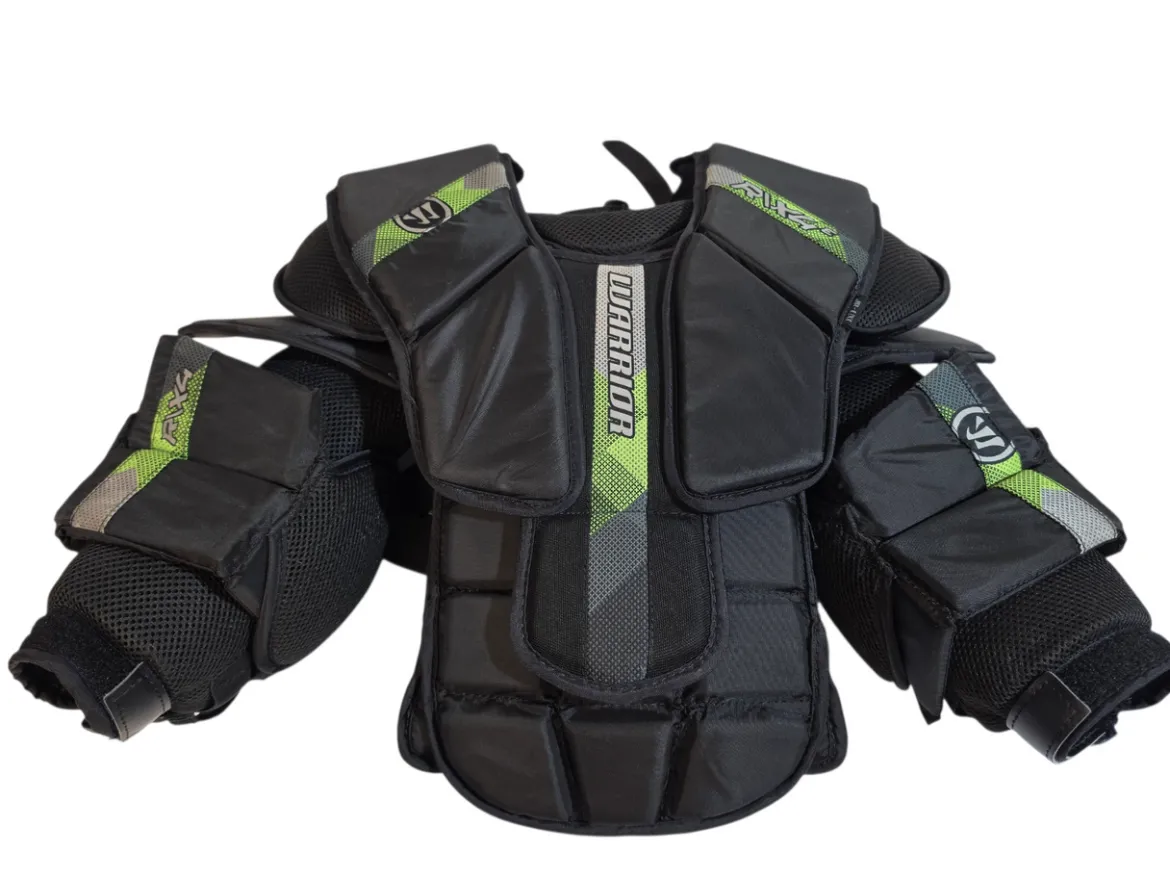 Used Warrior R/X4E Junior Chest Protector Size L/XL