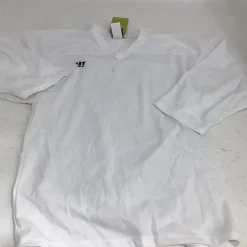 Used Warrior SR SMALL PRACTICE JERSEY Hockey Practice Jersey White SM