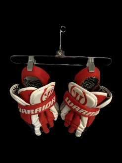 Used Warrior VAPOR TEK Lacrosse Gloves Mens Red LG