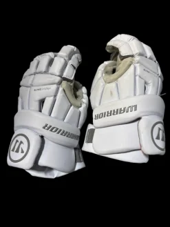 Used Warrior WARRIOR BURN BONE SYSTEM GLOVES Lacrosse Gloves Mens White MD