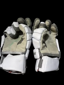 Used Warrior WARRIOR BURN BONE SYSTEM GLOVES Lacrosse Gloves Mens White MD