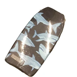 Used WAVE ACTION BOOGIE BOARD Body Board Black 37