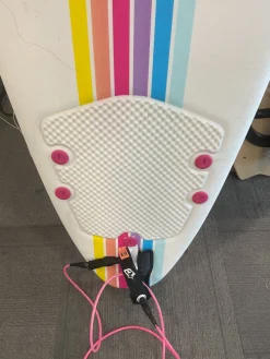 Used Wavestorm BARBIE SURFBOARD Surfboard Pink 8Ft