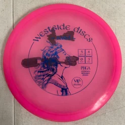Used Westside VIP BARD Disc Golf Mid Range Pink 173g