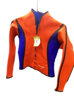 Used White Sierra Womens Wetsuit Top Orange MD