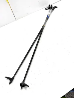 Used Whitewoods CROSS TRAIL Mens XC Ski Poles Black 135 cm / 54 in