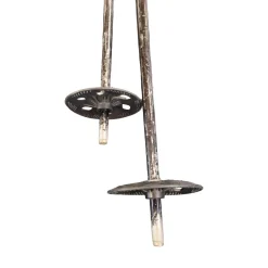 Used WHITEWOODS POLES 46IN Mens DH Ski Pole White 115 cm / 46 in