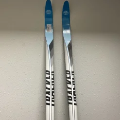 Used Whitewoods TRACKER Mens XC Ski/Binding Royal Blue And Chrome 205 cm