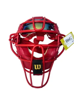 Used Wilson A3007 Umpire Mask Red