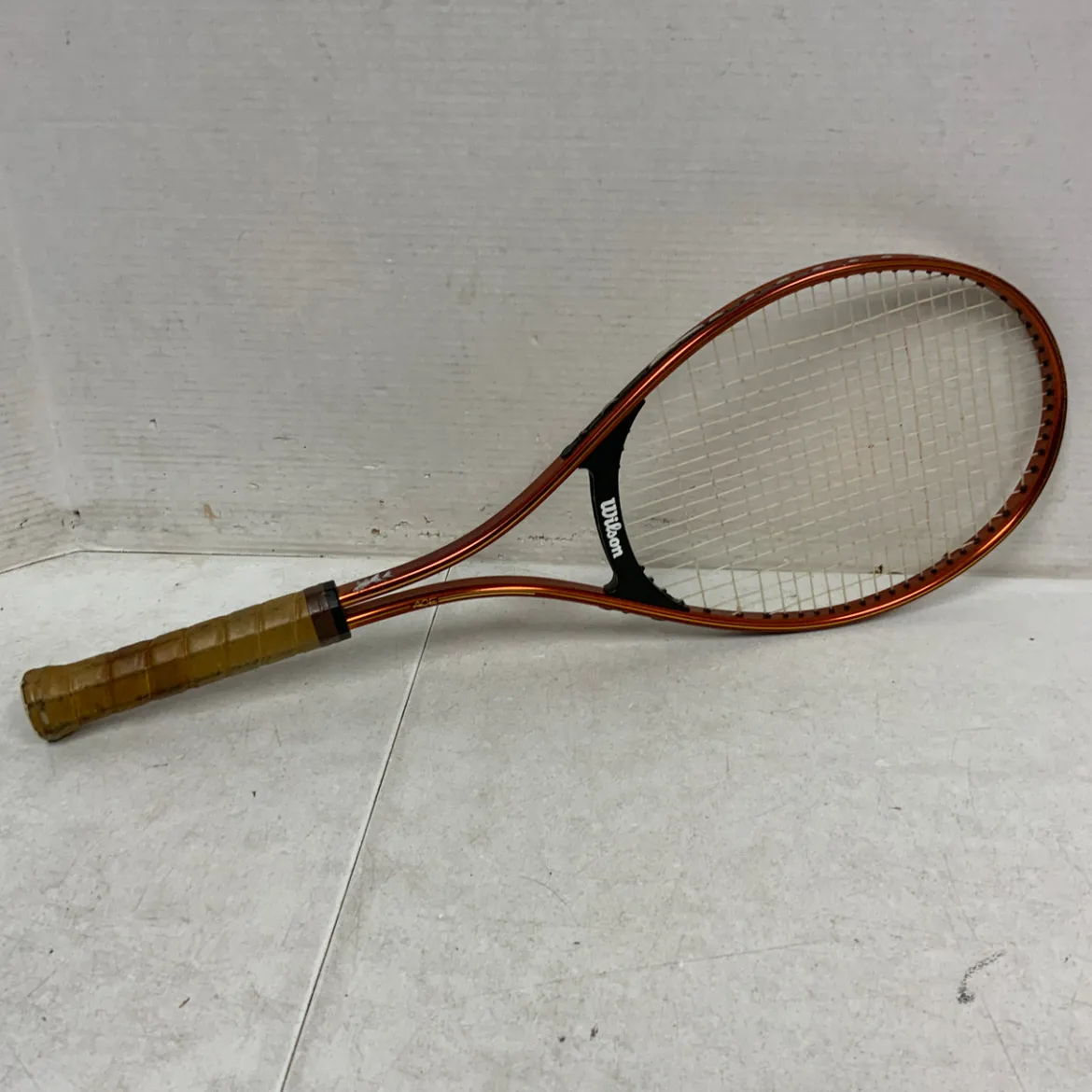 Used Wilson ACE MIDSIZE Adult Tennis Racquet Orange 4 1/2"