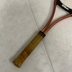 Used Wilson ACE MIDSIZE Adult Tennis Racquet Orange 4 1/2