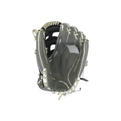 Used Wilson A10RF24IF12 RH Throw Fastpitch Gloves Grey 12