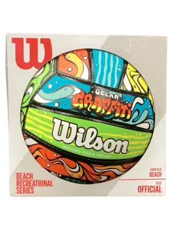 Used Wilson Beach VB Neon Green And Royal Blue