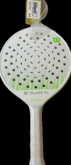 Used Wilson BLADE UL GRUUV V2 Adult Squash Racquet White 4 1/4"