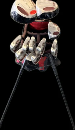 Used Wilson DEEP RED Mens Complete Set RH 12 Piece