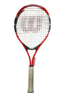 Used Wilson FEDERER 25 Adult Tennis Racquet Red 3 3/8"
