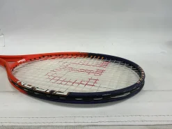 Used Wilson FUSION Adult Tennis Racquet Orange 4 1/4"