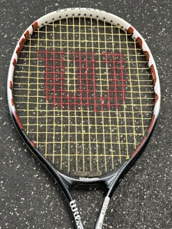 Used Wilson IMPACT Adult Tennis Racquet Grey 4 3/8