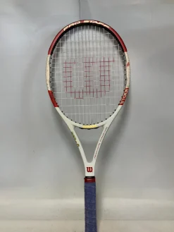 Used Wilson PRO STAFF 100LS Adult Tennis Racquet White 4 1/2"