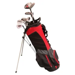 Used Wilson SGI PROFILE Mens Package Set RH Black And Red 9 Piece