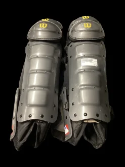 Used Wilson SHIN GUARDS Umpire Leg Guards