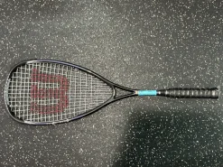 Used Wilson SLEDGE HAMMER Adult Squash Racquet Black Unknown