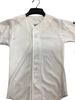 Used Wilson WHITE PRACTICE JERSEY BB/SB Jersey White SM