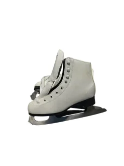 Used WinnWell Girls Figure Skate White Junior 01