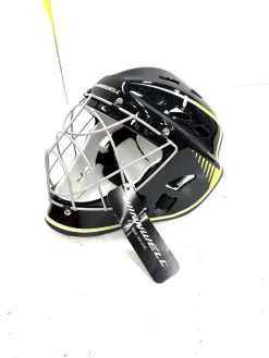 Used WinnWell STREET St Hcky Goalie Helmet Adt Black One Size