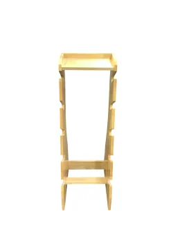 Used WOODEN LONGBOARD STAND Skateboard Accessory Natural