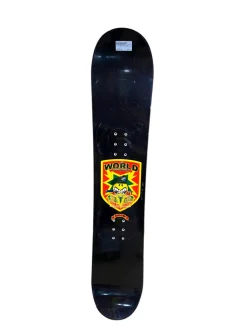 Used World Industries SMILEY FACE SWORD MOUTH Boys Snowboard Only Black 120 cm