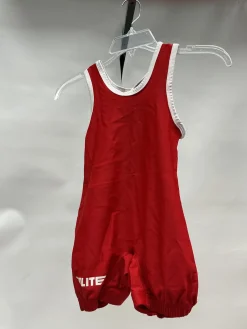 Used Wrestling Singlet Red MD