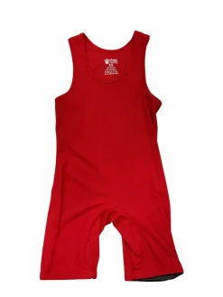 Used Wrestling Singlet Red Adult XS