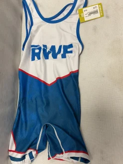 Used Wrestling Singlet White SM