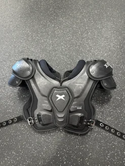 Used Xenith VELOCITY 2 JUNIOR FB Shoulder Pads Black SM