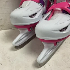 Used XINO SPORTS 1-4 Girls Figure Skate Pink And White Adjustable