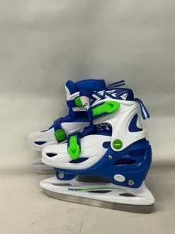Used XINO SPORTS ADJ SKATES 10-13 Boys Softboot Skate Navy Blue Adjustable