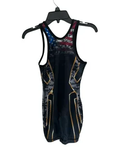 Used XP Yth MD Black Wrestling Singlet