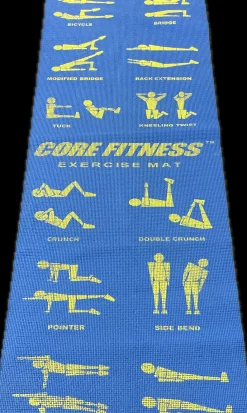 Used Yoga Mat Royal Blue