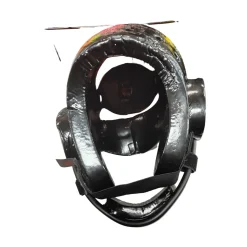 Used Youth Martial Arts Head Gear Black
